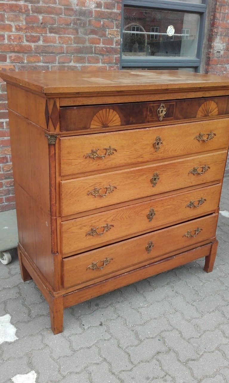 Empire Kommode Aussteuerkommode Biedermeier Eiche